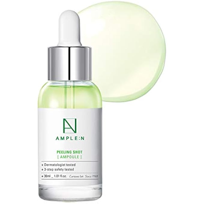 STRBOXONG (PEELING SHOT AMPOULE 30ML) - [AMPLE:N] PEELING SHOT AMPOULE 1.01 FL. OZ. (30ML) - AHA, BHA, PHA PEELING CARE FOR TROUBLED SKIN, OVERNIGHT EXFOLIATING AMPOULE TO CLEAR AND SMOOTH SKIN, RELAXING GRE... - Image 1